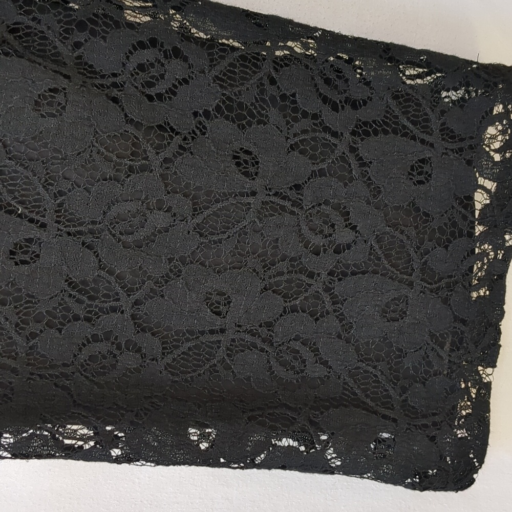 Zara NWT Girl’s Black Lace Palazzo Pull-on Pants Size 11-12 - Picture 2 of 7